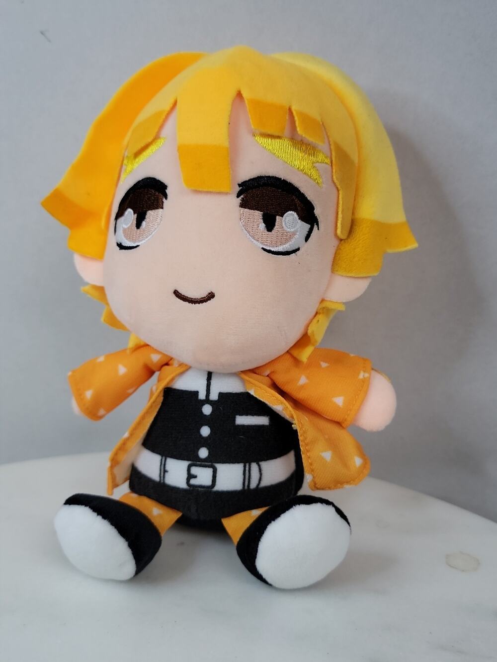Demon Slayer Kimetsu No Yaiba Plush Toy Agatsuma Zenitsu Anime Japanese 8 Inch